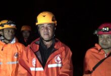 BANJIR: Sejumlah rumah di Kampung Cicariu, Desa Batu Tumpang, Kecamatan Tegalwaru, Kabupaten Purwakarta, terendam banjir usai diguyur hujan lebat.