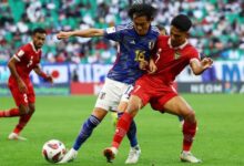 Timnas Indonesia melawan Jepang