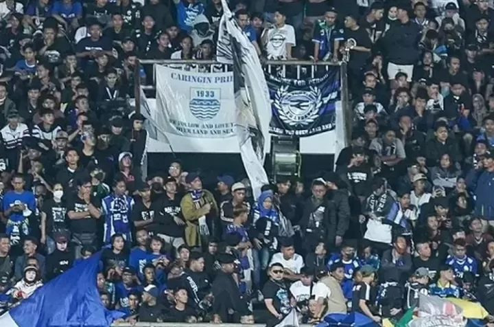 Ilustrasi penonton Persib, Bobotoh. (Instagram Persib)