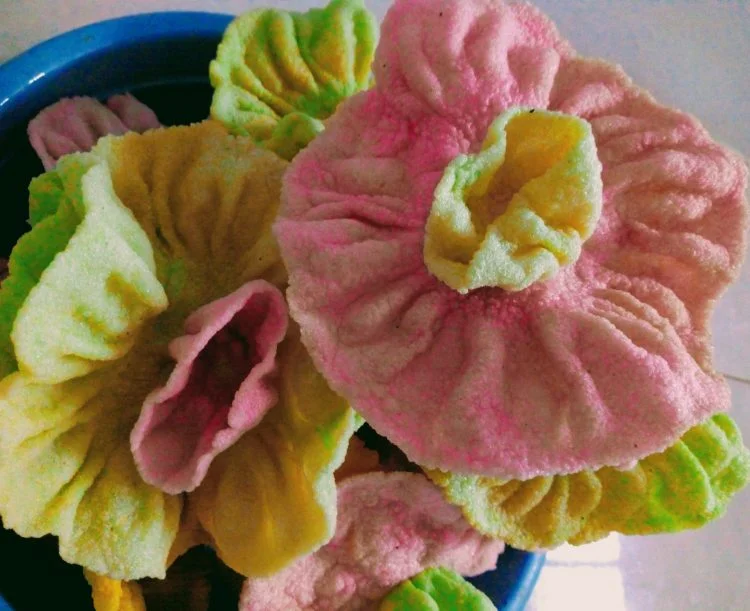 ilustrasi: Kue kembang ros makanan tradisonal.