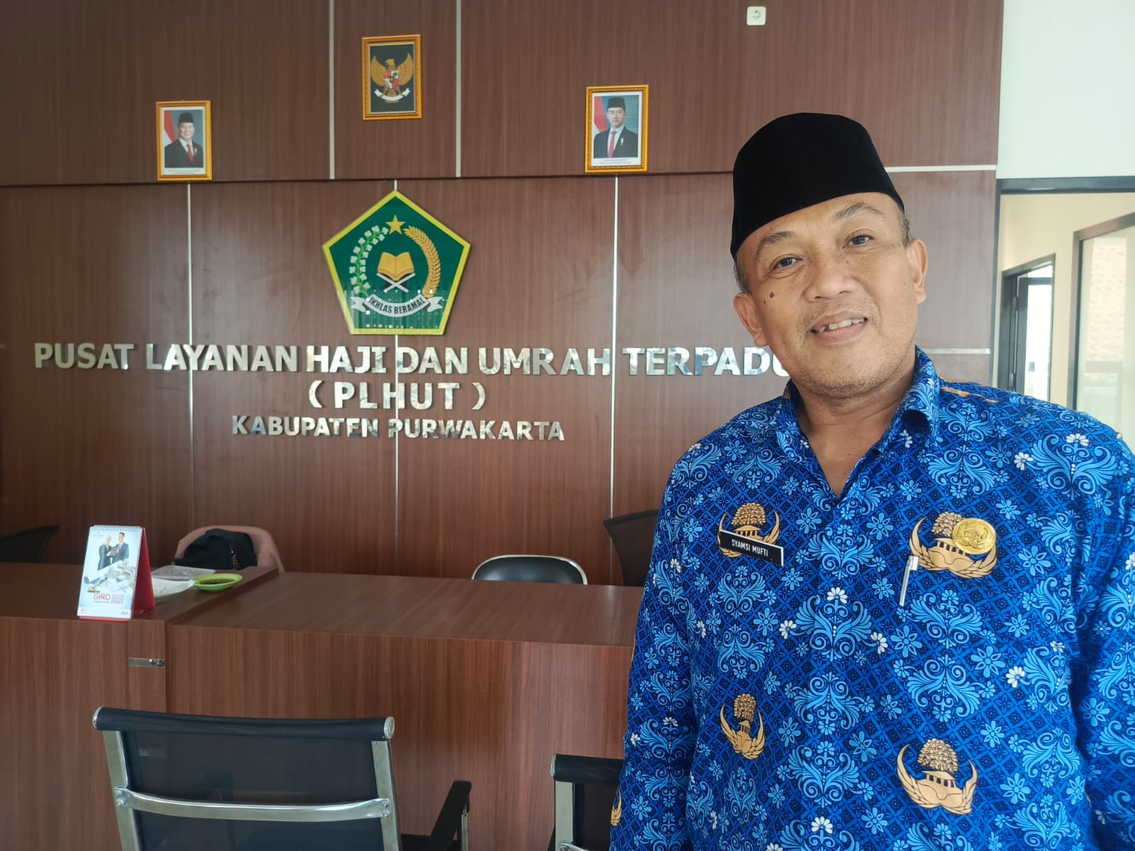 Kepala Kemenhaj Purwakarta Syamsi Mufti