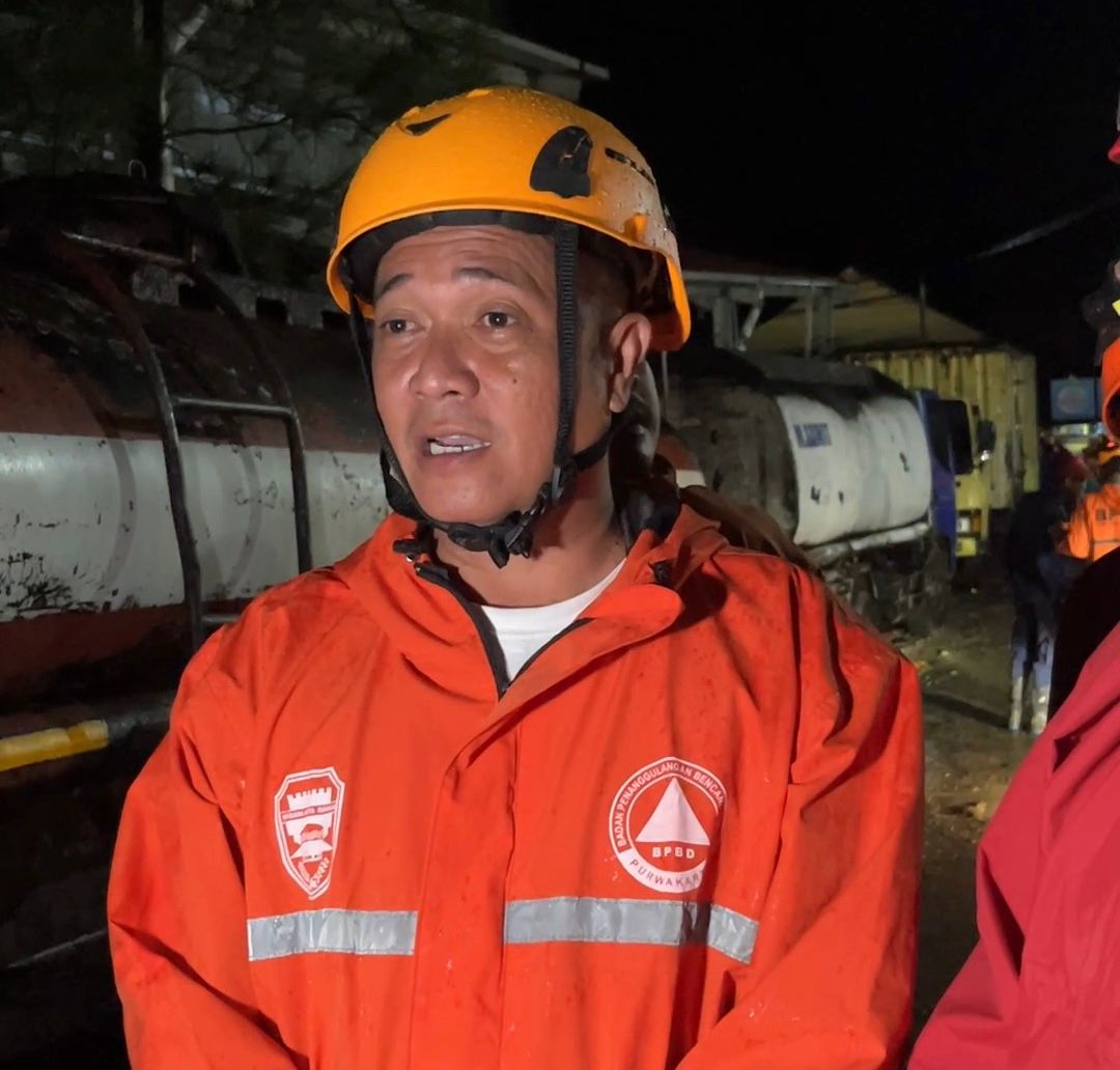 Kepala Pelaksana BPBD Kabupaten Purwakarta, Heryadi Erlan